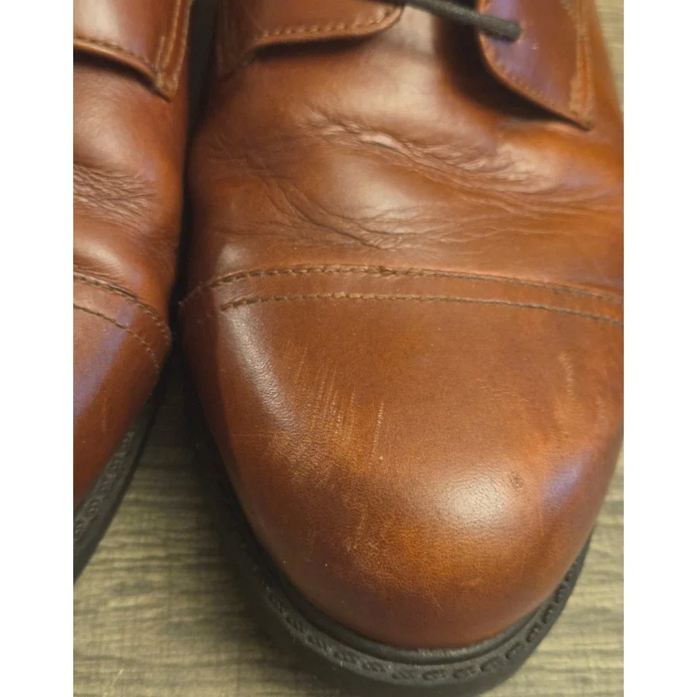 G.H. Bass & Co. Lace Up Oxford Dress Shoes Mens Size 11.5 Brown